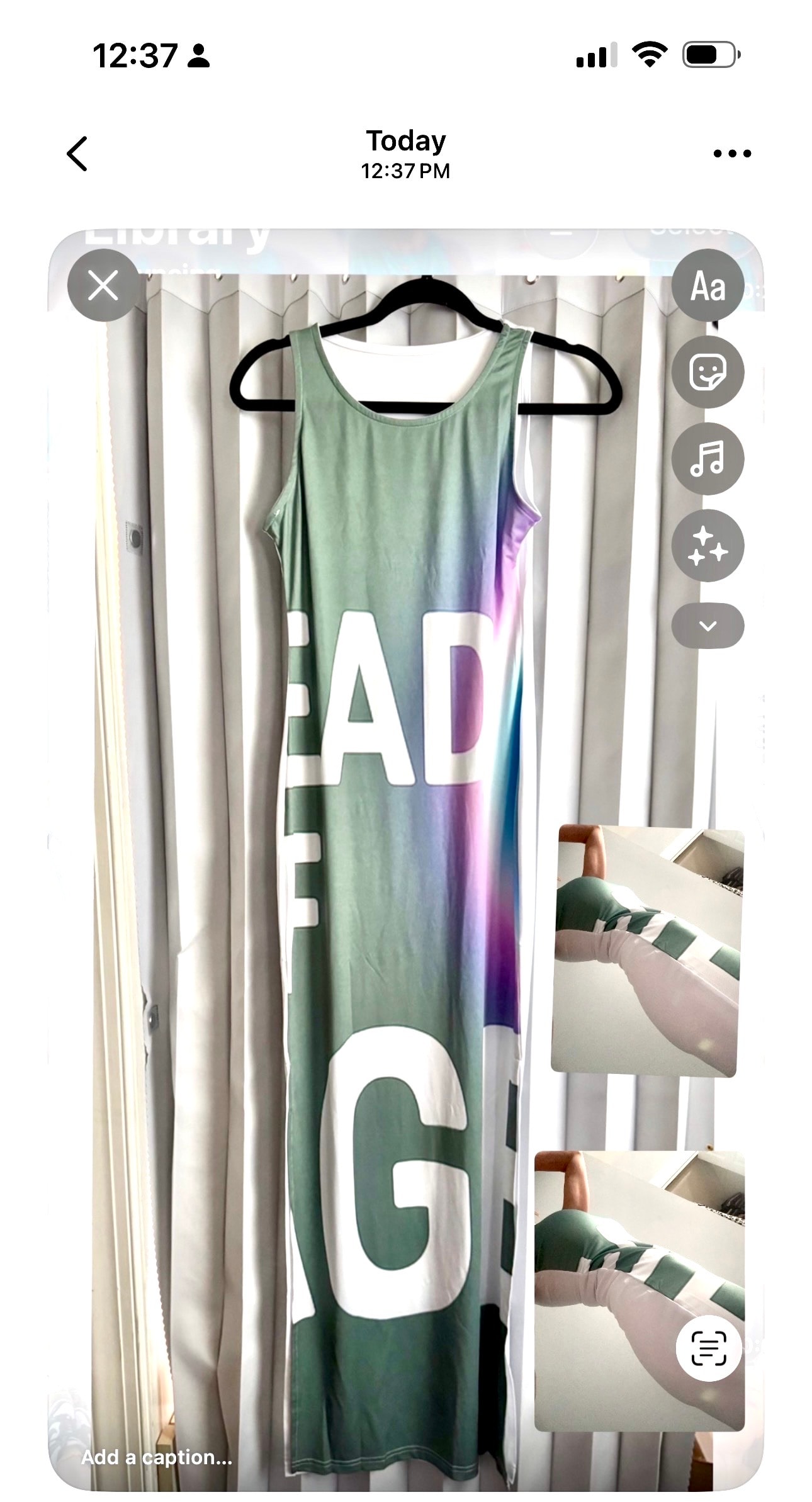 instead of sage full length dress